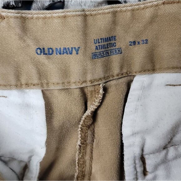 Old Navy Ultimate Athletic Built in Flex Bandolier Brown Skinny Pants Size 29×32 - Picture 4 of 13